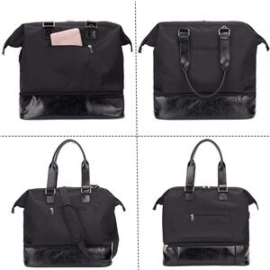 Weekender Bag with Shoe Compartment, Travel Tote